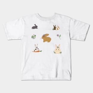 Baby Bunnies Kids T-Shirt